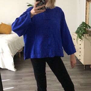 Asian style vintage boxy top